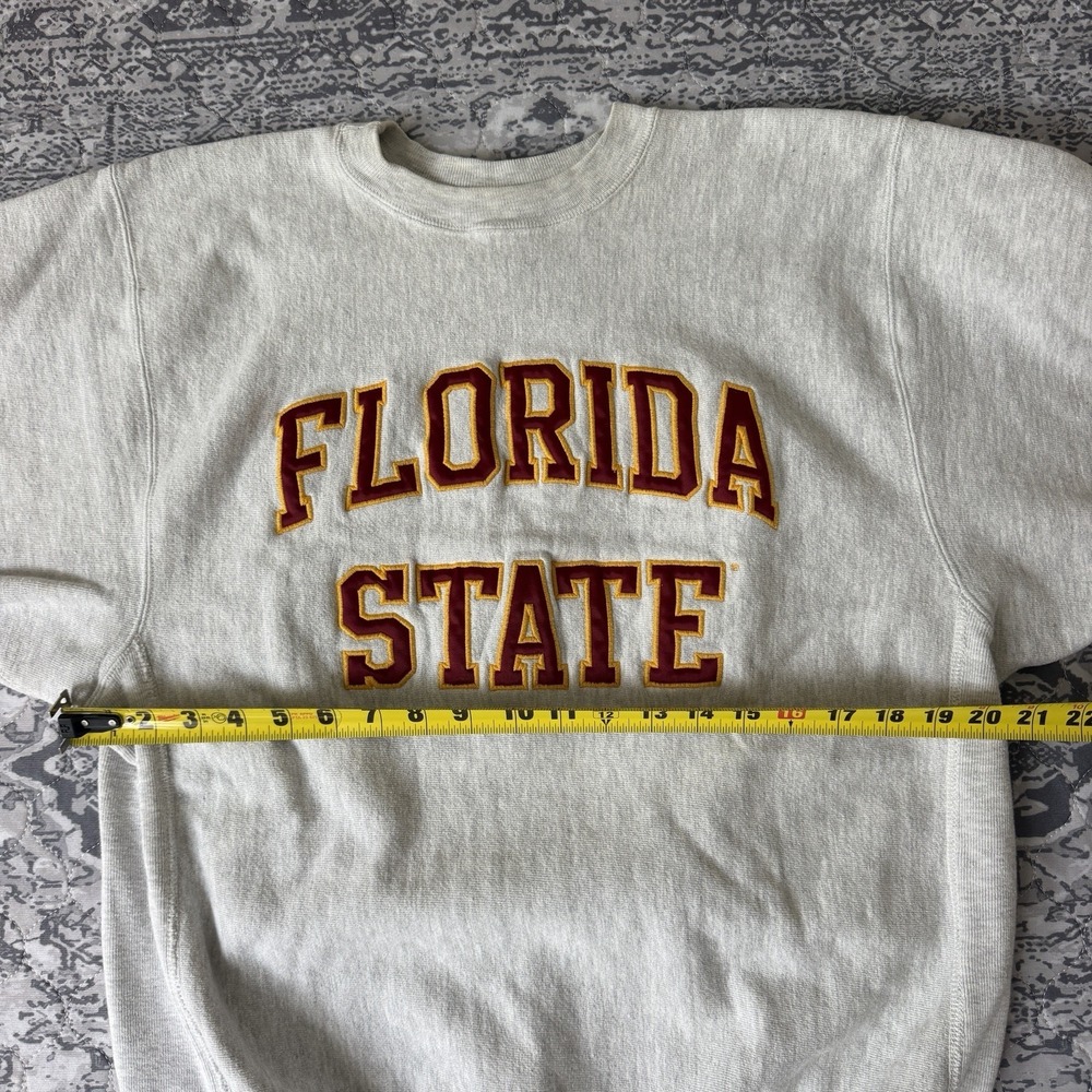 Vintage Florida State Seminoles Reverse Weave Unisex Crewneck Sweatshirt Size XL - Picture 2 of 9